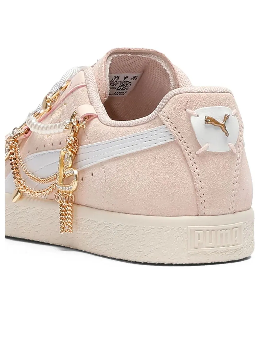 Кроссовки (WMNS) PUMA Clyde Charm 'Rosebay' — изображение 4 из 6, розовый