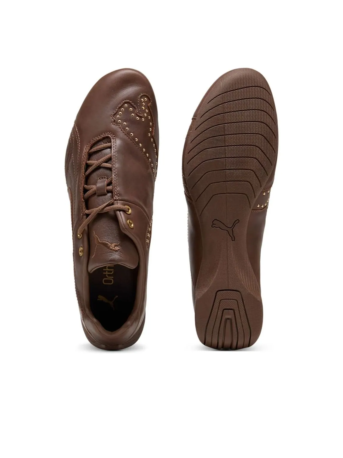 Puma Future Cat 'Studs Espresso Brown' — изображение 4 из 5, коричневый/золотистый