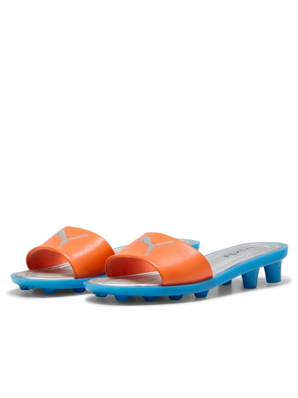 Сандалии (WMNS) PUMA x FENTY Cat Cleat Sandals 'Rickie Orange Racing Blue' — изображение 6 из 6, оранжевый