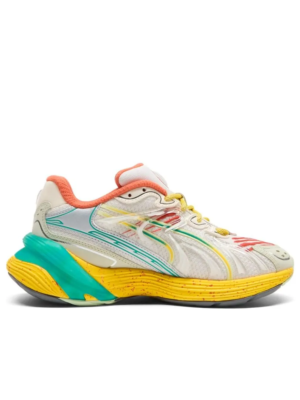 (GS) Puma x Jurassic World Inverse 'Rebirth' — изображение 2 из 6, белый/желтый/зеленый