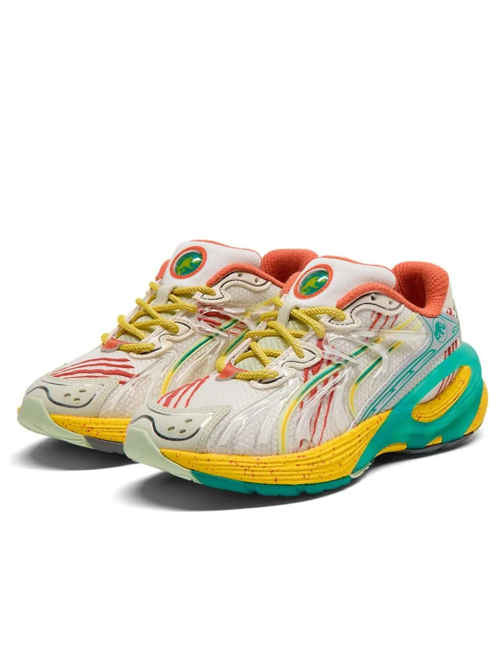 (GS) Puma x Jurassic World Inverse 'Rebirth' — изображение 6 из 6, белый/желтый/зеленый