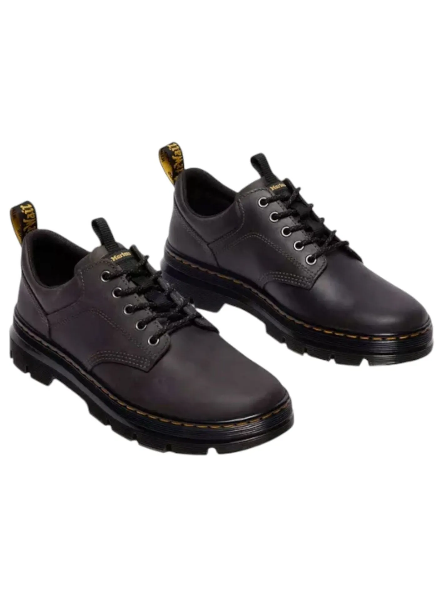 Ботинки Dr. Martens Reeder Utility, кожаные — изображение 2 из 6, черный