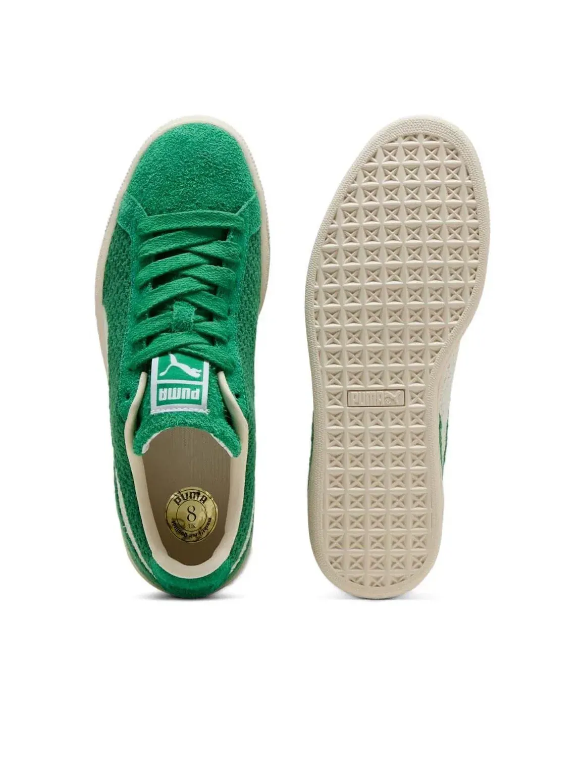 Кроссовки PUMA Suede Crochet 'Archive Green PUMA White' 406090-02 — изображение 3 из 6, зеленый