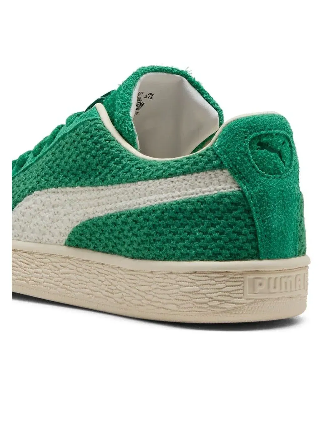 Кроссовки PUMA Suede Crochet 'Archive Green PUMA White' 406090-02 — изображение 4 из 6, зеленый