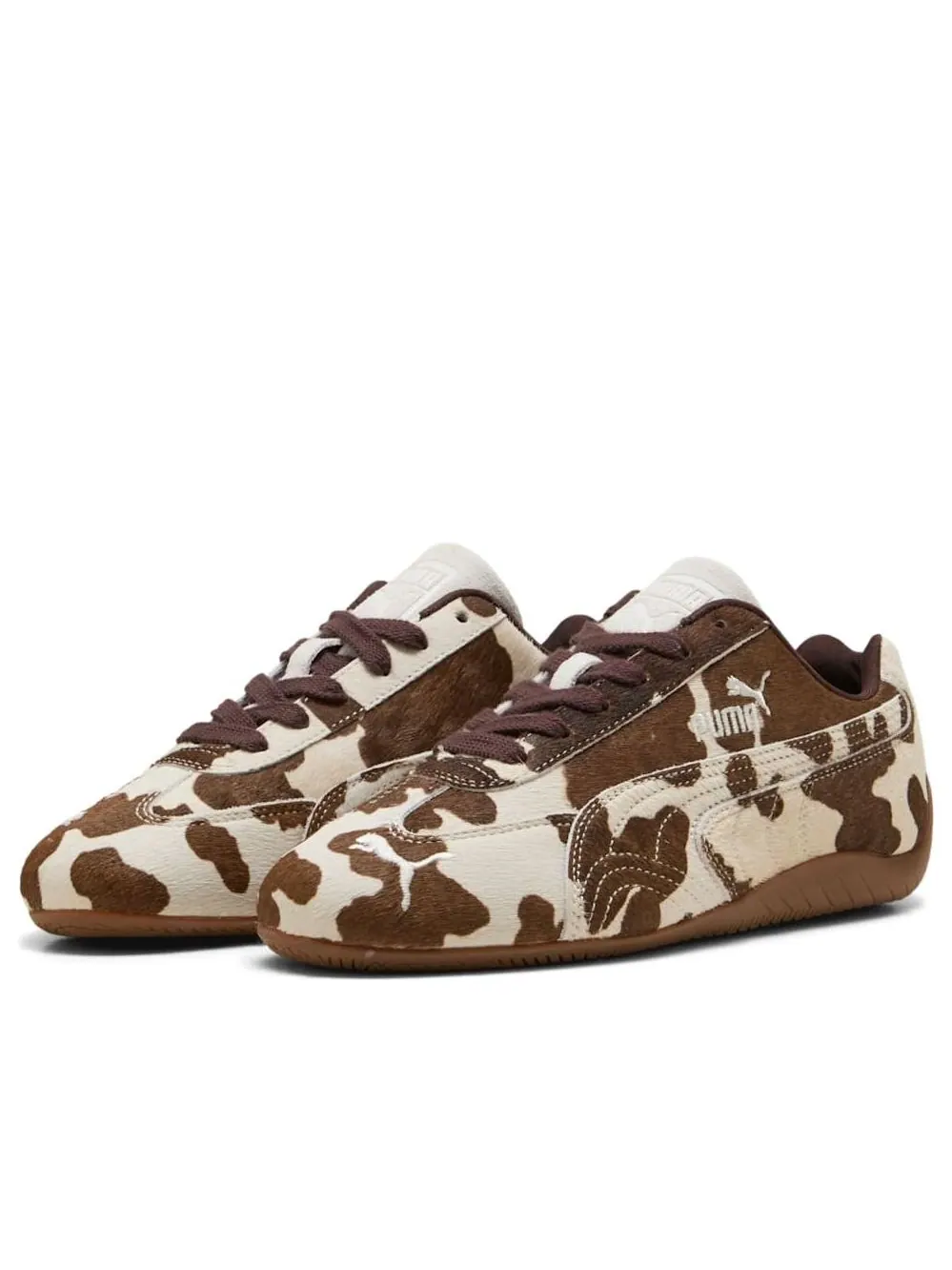 Кроссовки (WMNS) PUMA Speedcat OG 'Cow Print' — изображение 2 из 6, коричневый