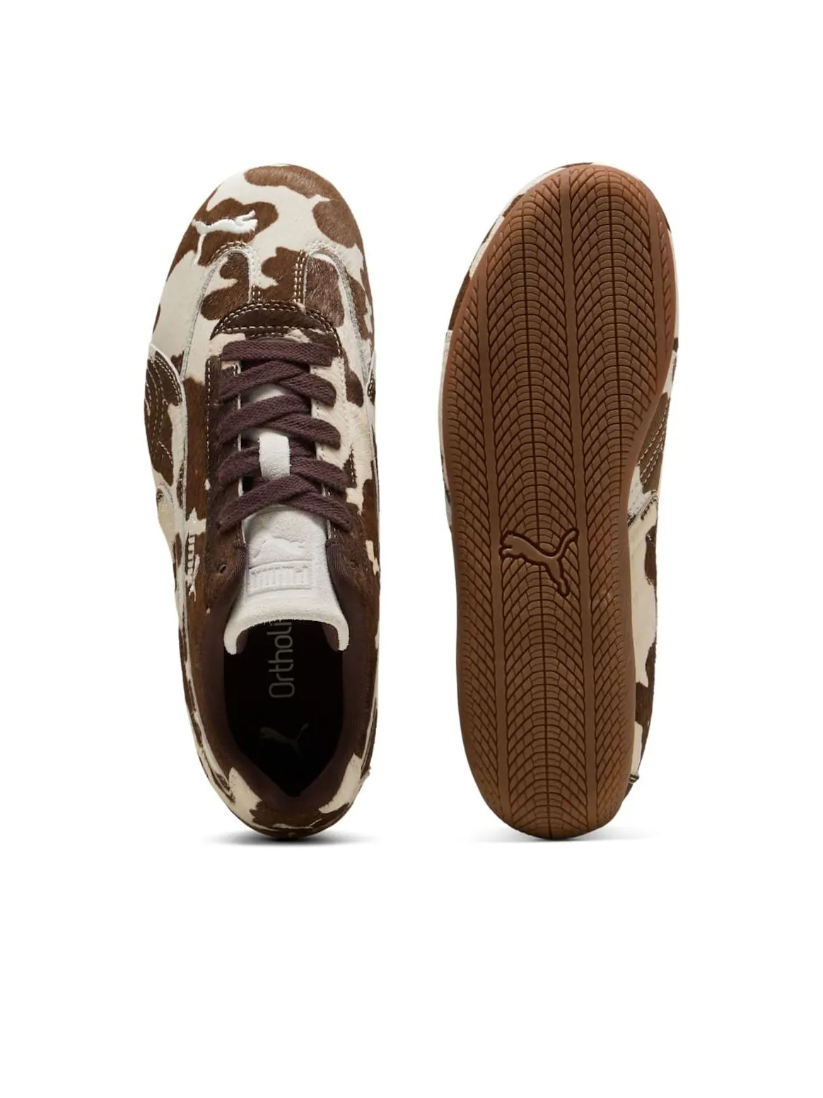 Кроссовки (WMNS) PUMA Speedcat OG 'Cow Print' — изображение 3 из 6, коричневый