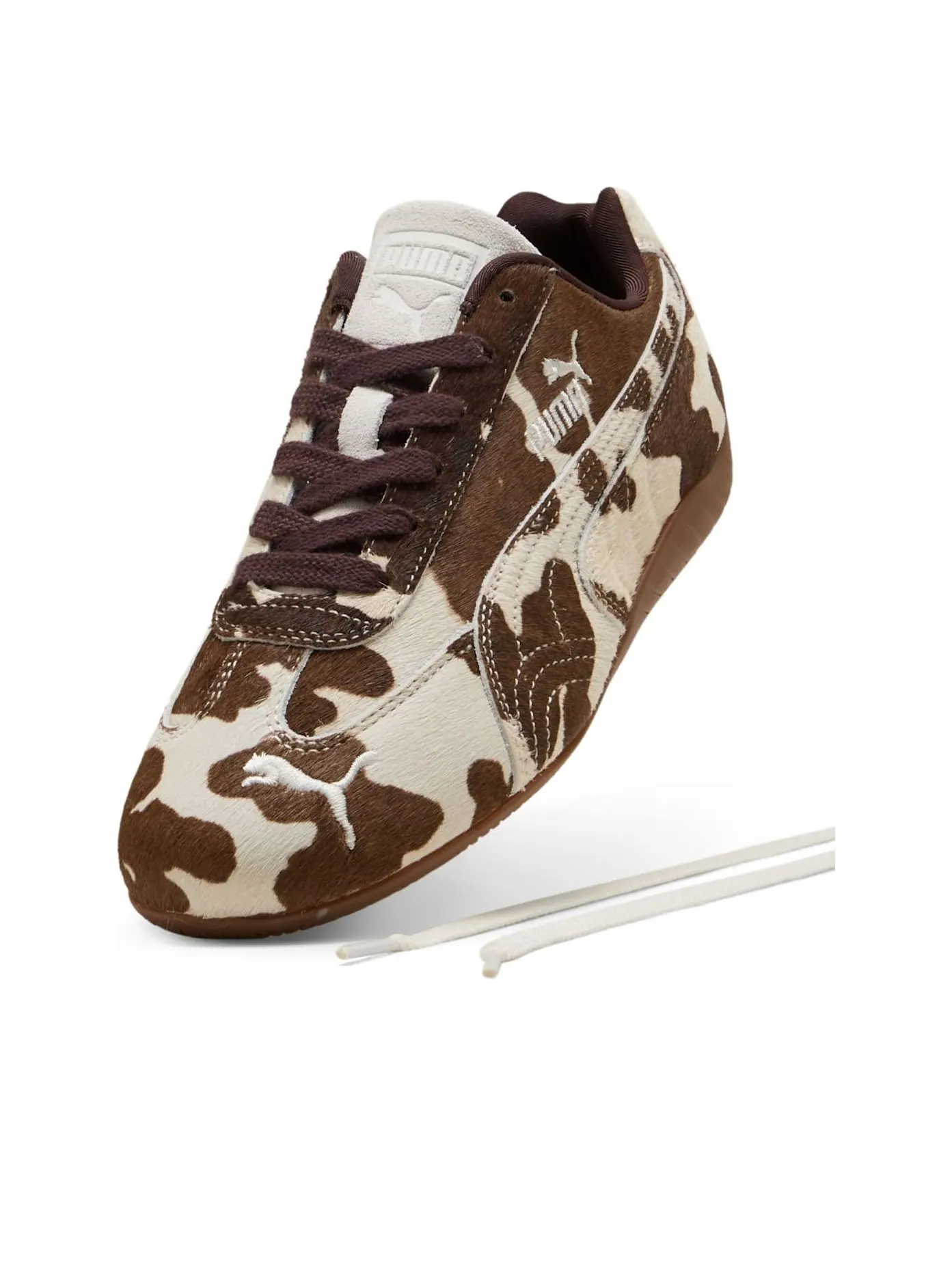 Кроссовки (WMNS) PUMA Speedcat OG 'Cow Print' — изображение 5 из 6, коричневый