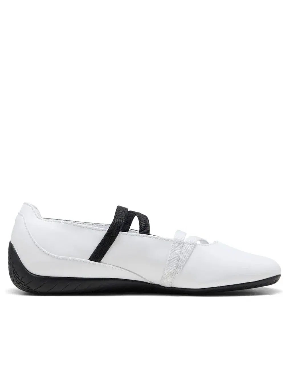 Женские кожаные кроссовки-балетки Speedcat Ballet PUMA — изображение 2 из 6, белый