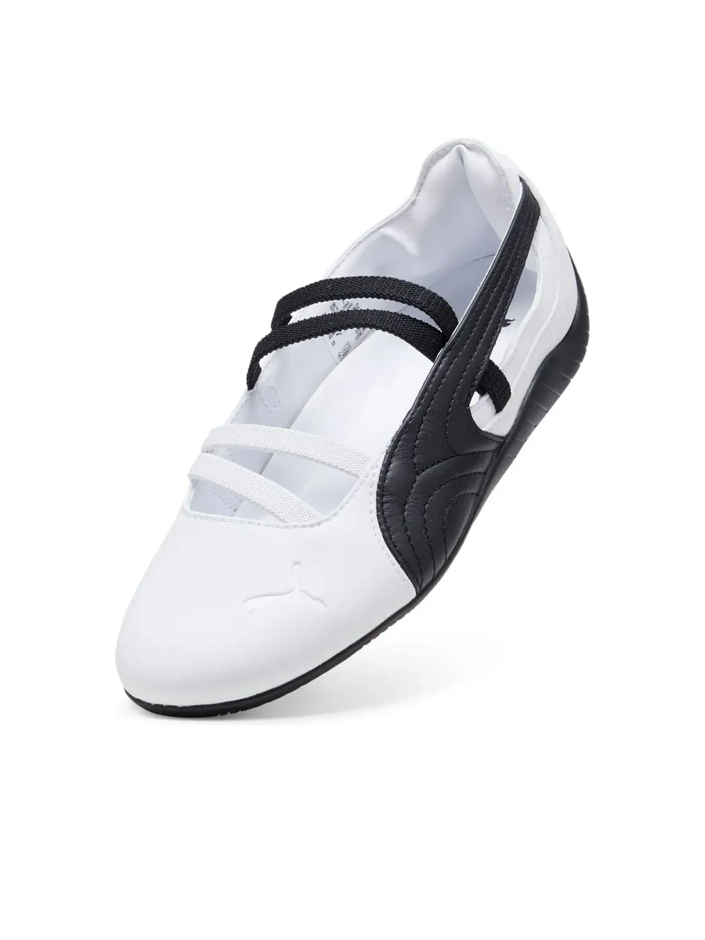 Женские кожаные кроссовки-балетки Speedcat Ballet PUMA — изображение 3 из 6, белый