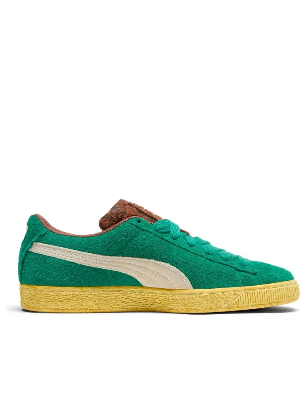 Puma x VANDYTHEPINK Suede 'Grassy Green' — изображение 2 из 6, зеленый