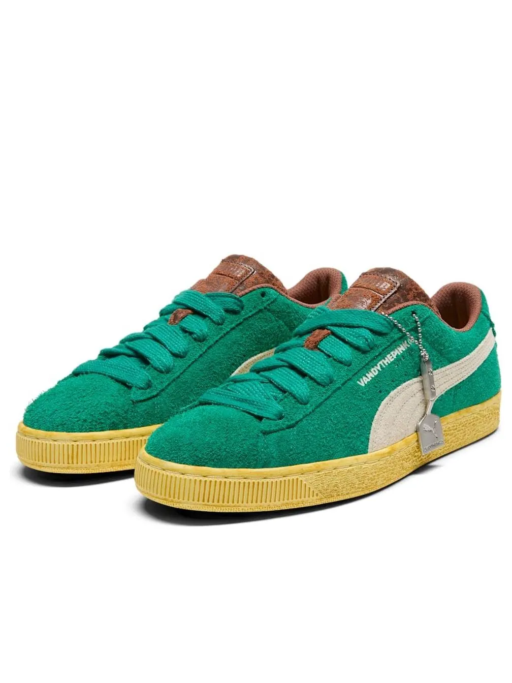 Puma x VANDYTHEPINK Suede 'Grassy Green' — изображение 6 из 6, зеленый
