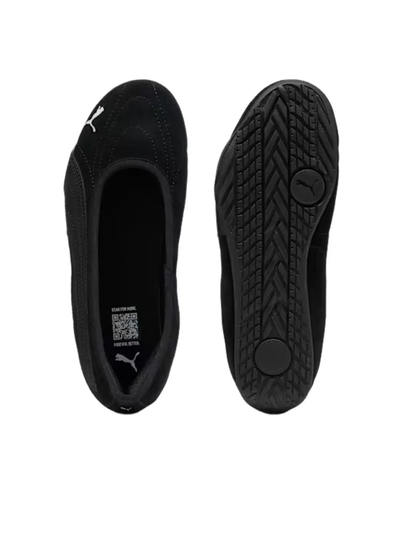 Женские кроссовки-балетки с закрытым носком Puma Catch Soleil Black — изображение 4 из 5, черный
