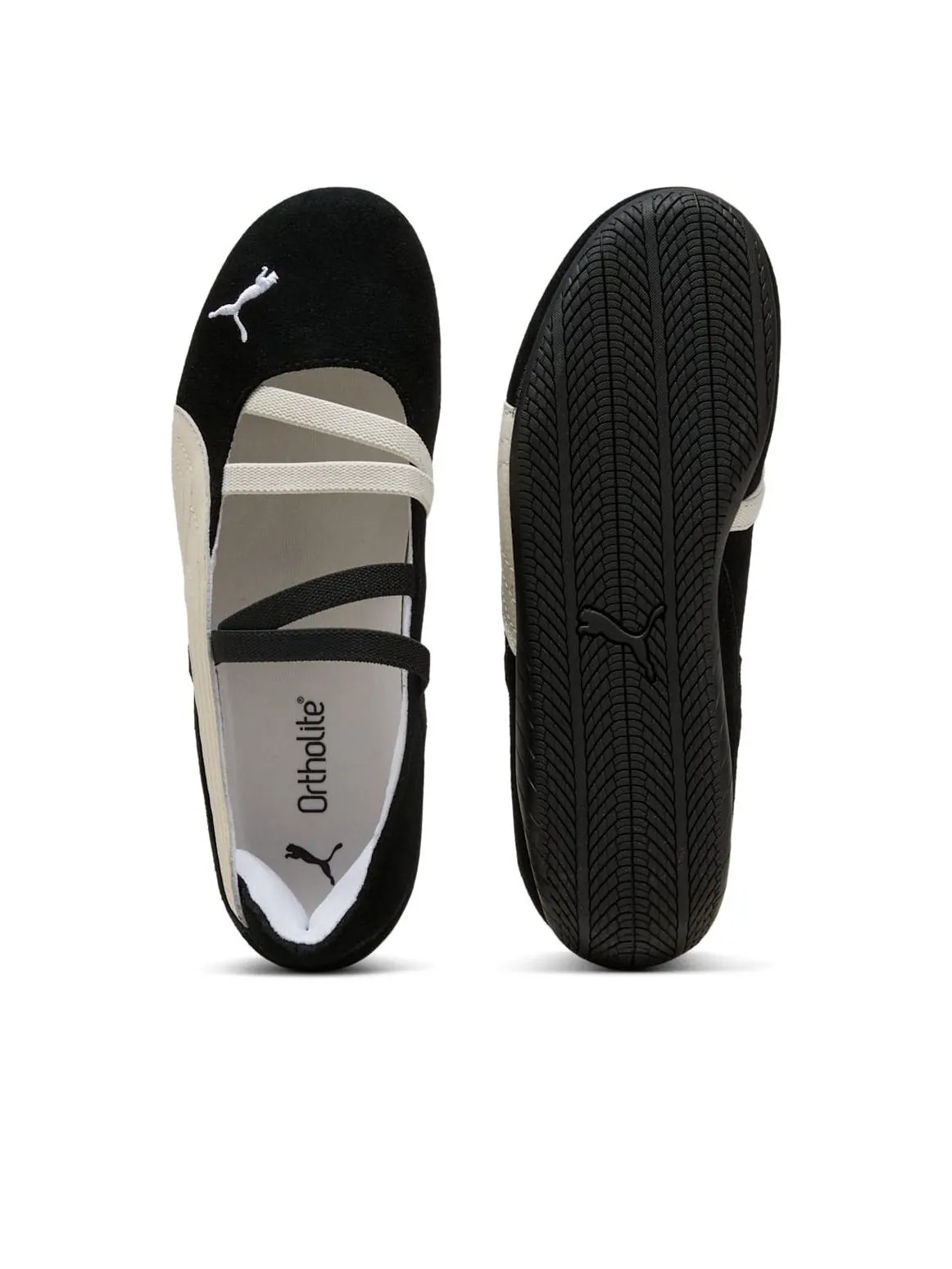 (WMNS) Балет «Puma Speedcat» «Черно-белый» — изображение 3 из 5, черный/белый
