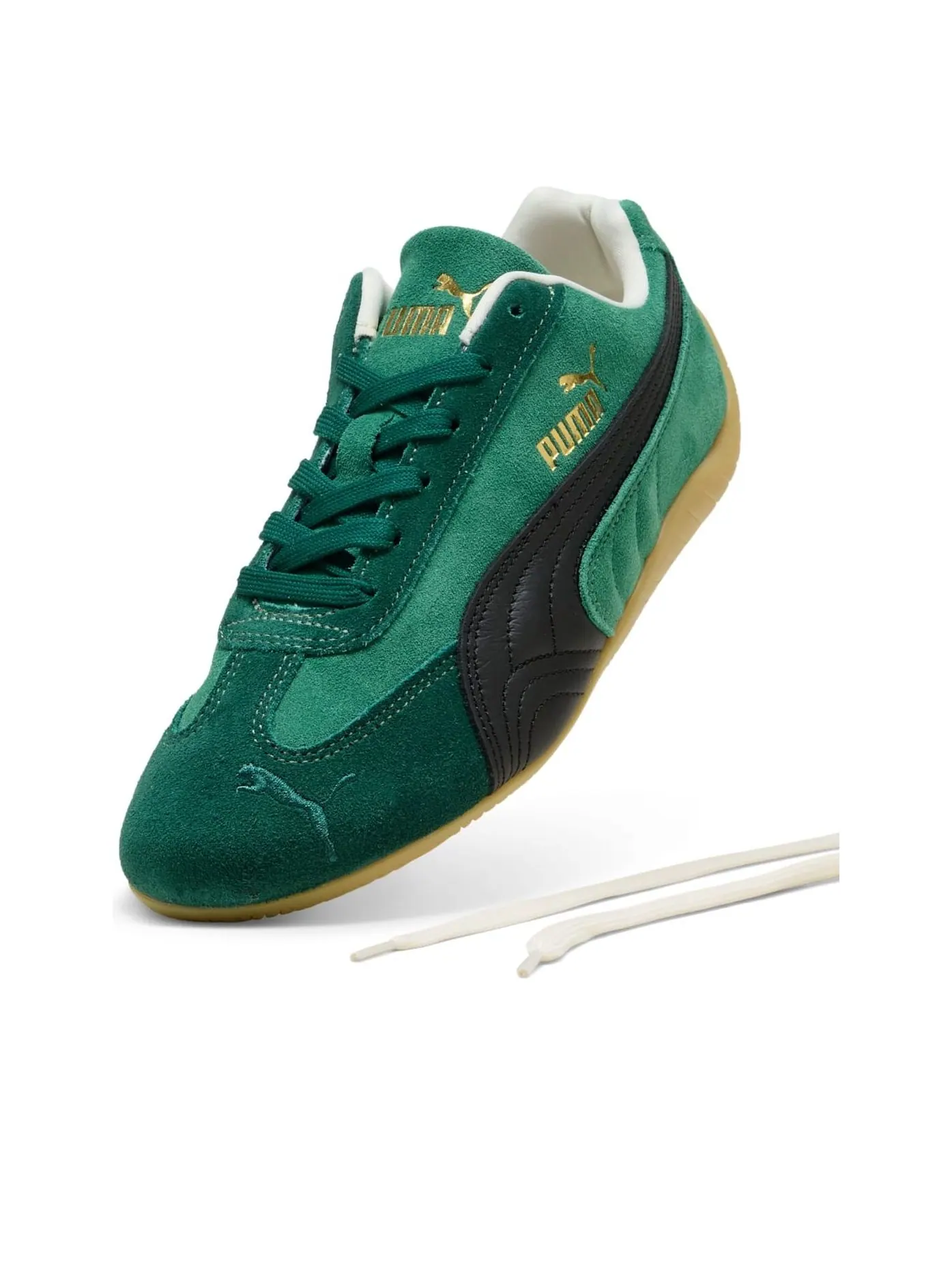 Кроссовки (WMNS) PUMA Speedcat 'Vine Black' — изображение 3 из 6, зеленый