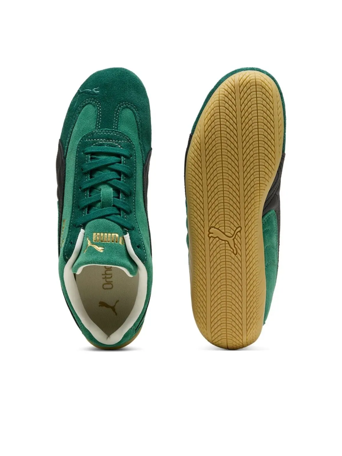 Кроссовки (WMNS) PUMA Speedcat 'Vine Black' — изображение 5 из 6, зеленый