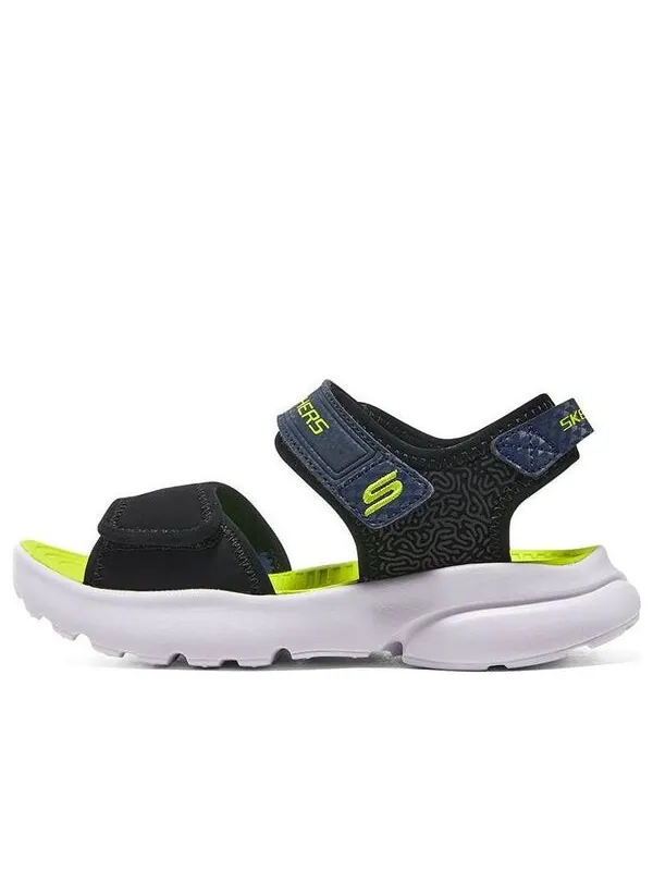 Кроссовки razor splash 'black lime' Skechers — изображение 1 из 4, черный/желтый/белый