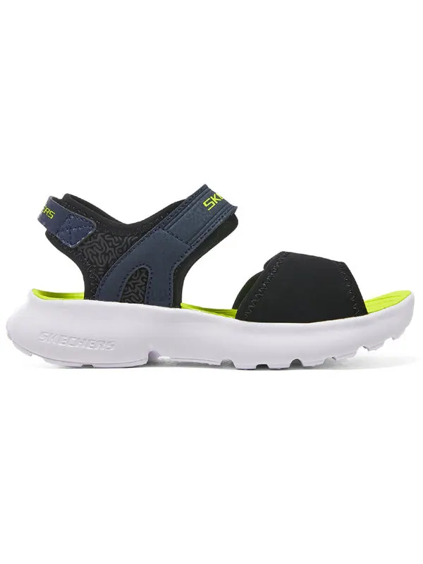 Кроссовки razor splash 'black lime' Skechers — изображение 2 из 4, черный/желтый/белый