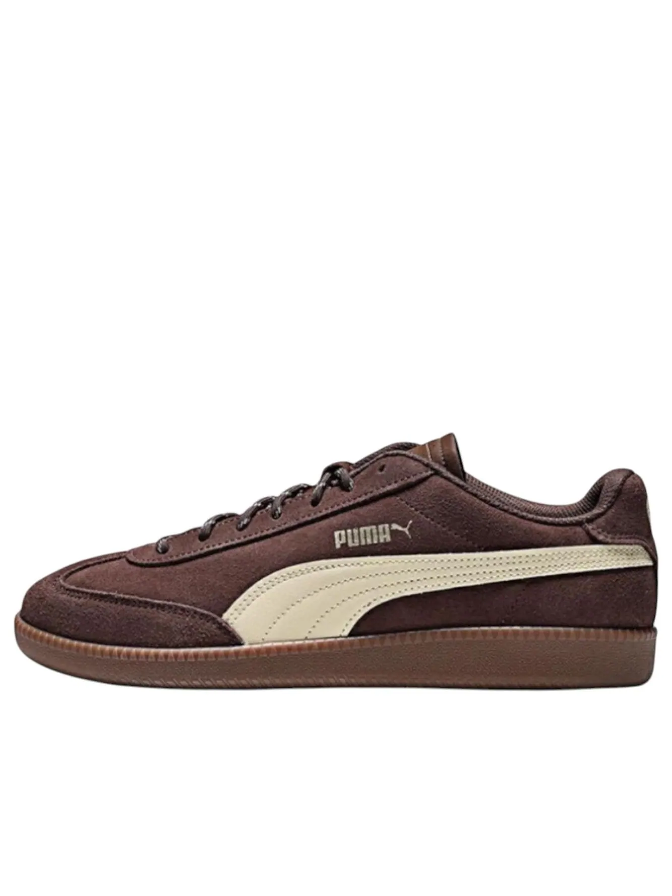 Кроссовки PUMA 9-T Suede 'Coffee Brown Cream Vanilla Gold' — изображение 1 из 4, коричневый