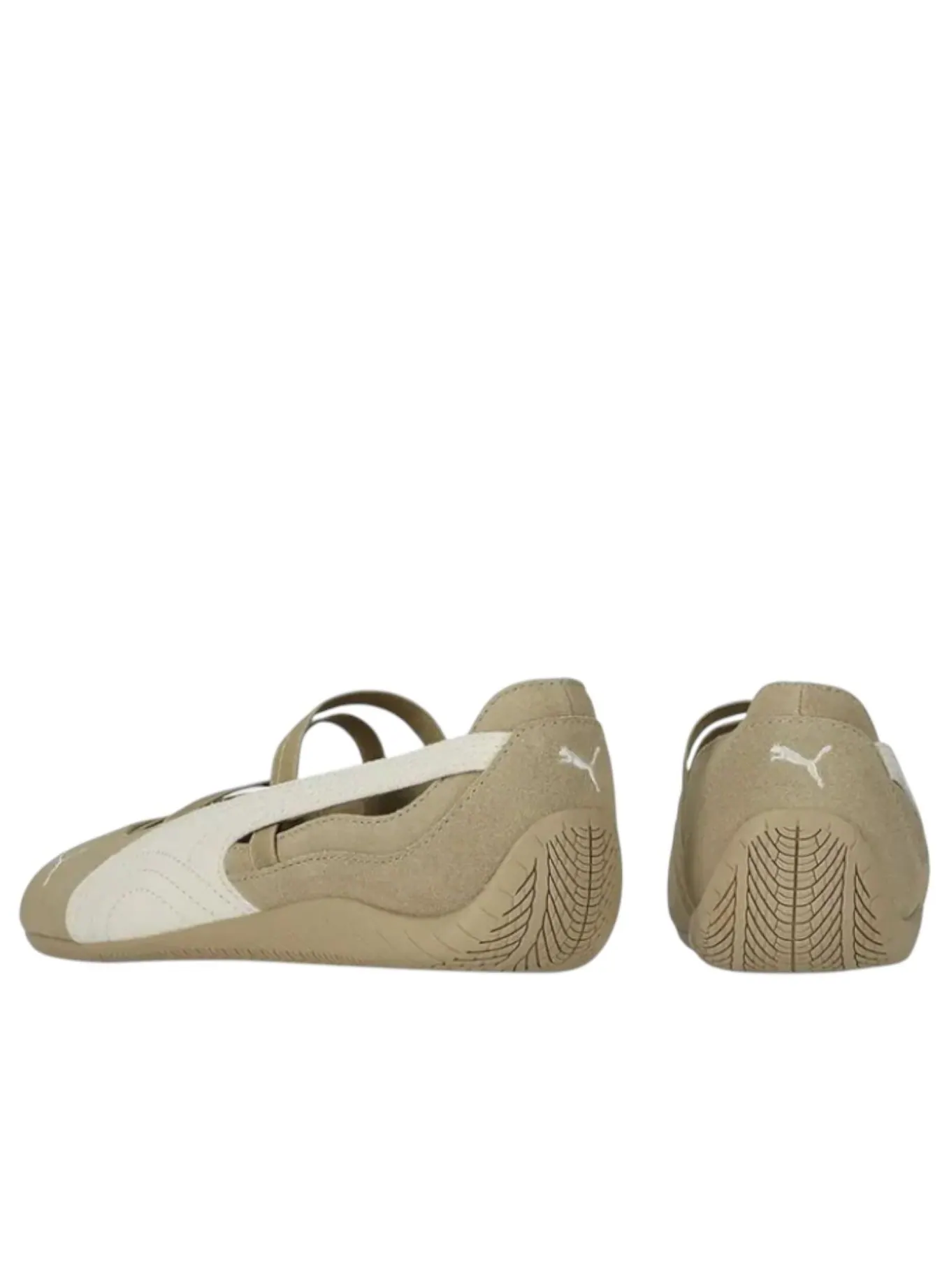 Кроссовки (WMNS) PUMA Speedcat Ballet 'Suede Tan Warm White' — изображение 3 из 4, бежевый