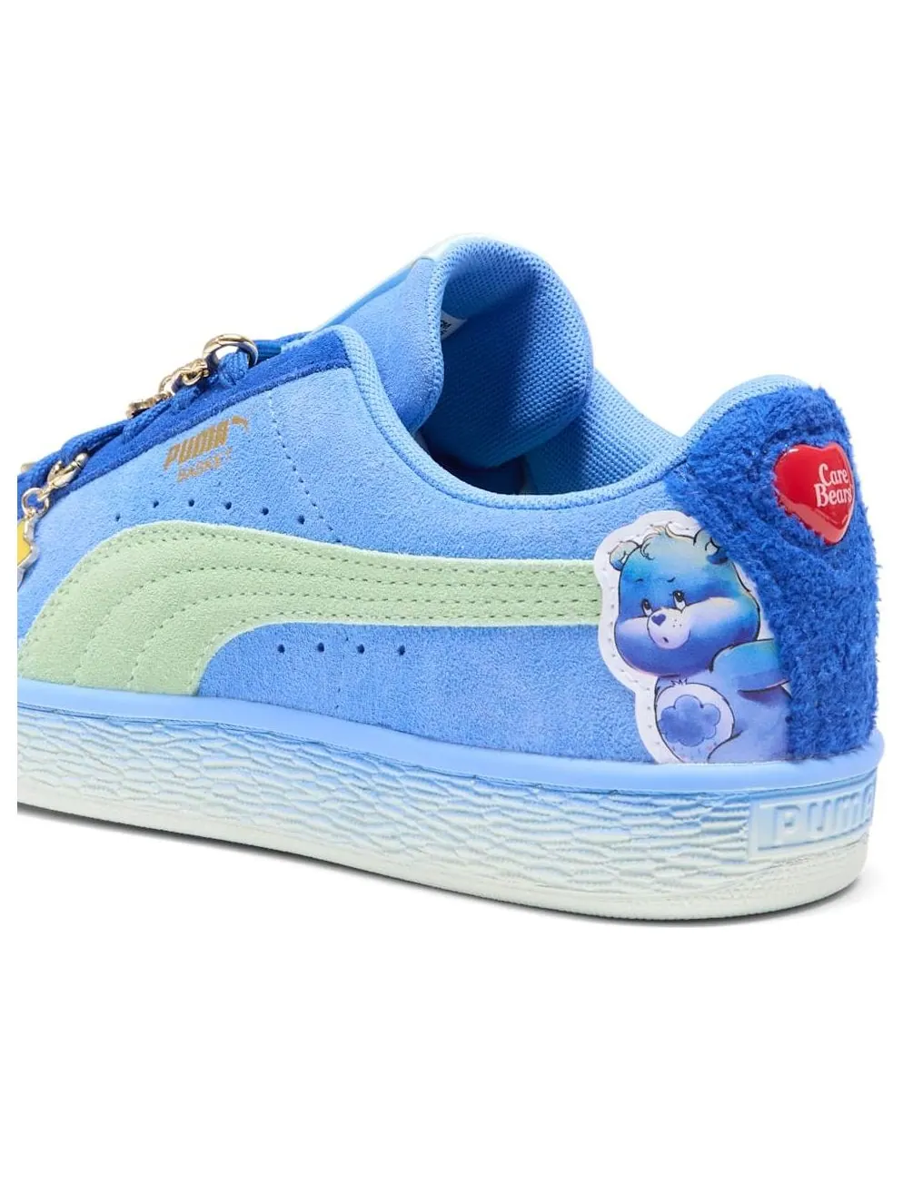 (WMNS) Puma x Care Bears x Sesame Street Basket 'Vivid Blue' — изображение 4 из 6, синий/синий/зеленый
