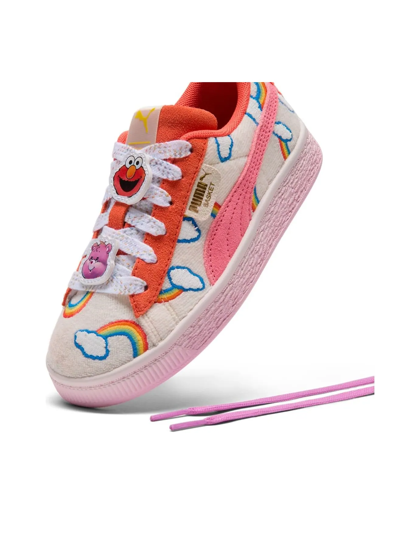 (P.S.) Puma x Care Bears x Sesame Street Basket 'Frosted Ivory' — изображение 3 из 6