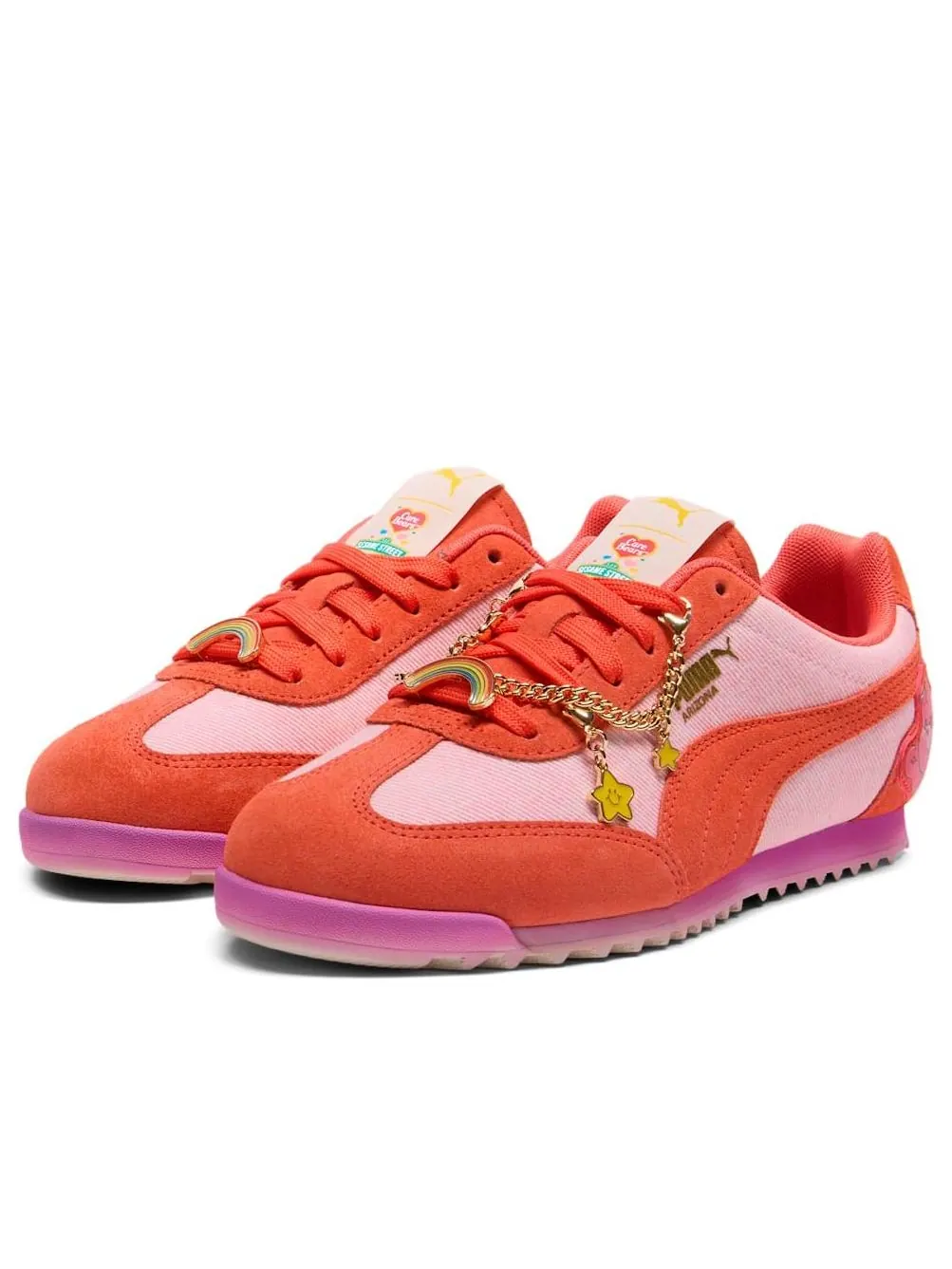 (WMNS) Puma x Care Bears x Sesame Street Arizona 'Pearl Pink' — изображение 6 из 6, розовый/красный