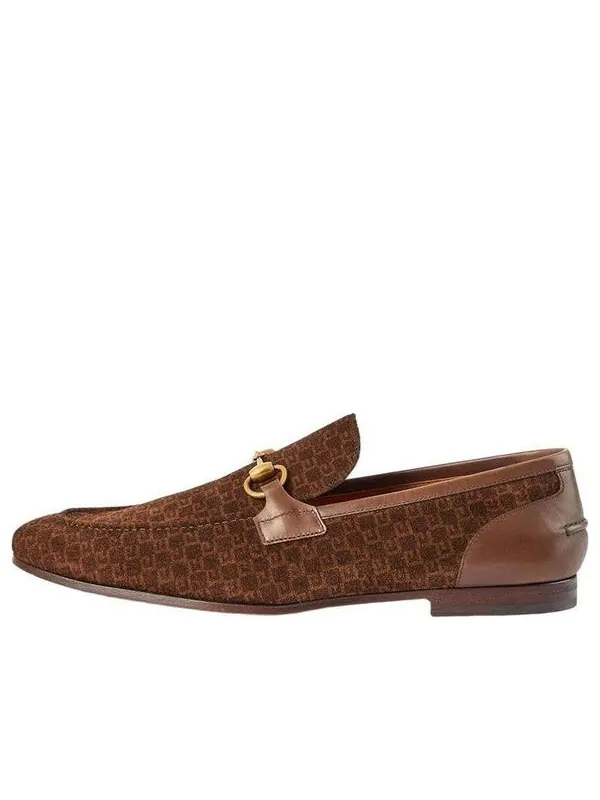 Кроссовки jordaan loafer 'brown' Gucci — изображение 1 из 1, бежевый