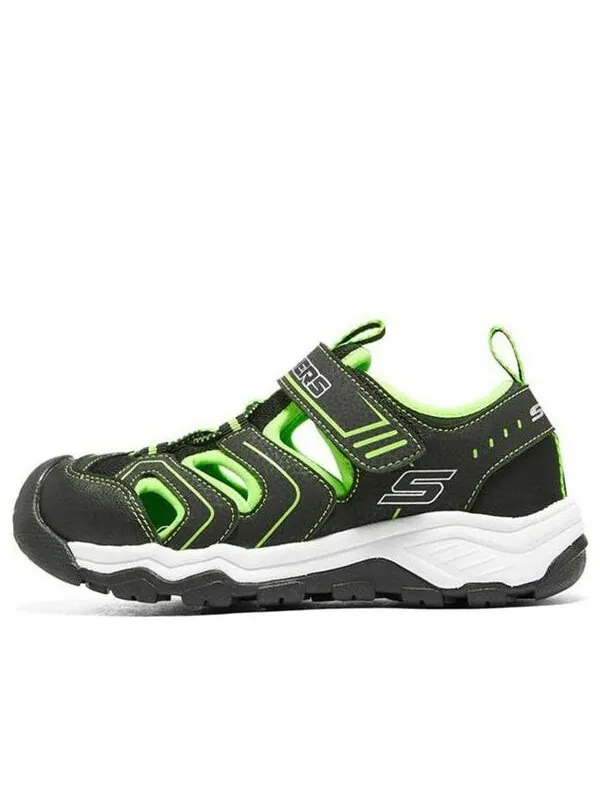 Сандалии solar quest 'black green' Skechers — изображение 1 из 4, черный/зеленый/белый
