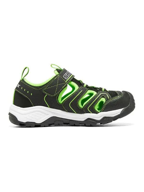 Сандалии solar quest 'black green' Skechers — изображение 2 из 4, черный/зеленый/белый