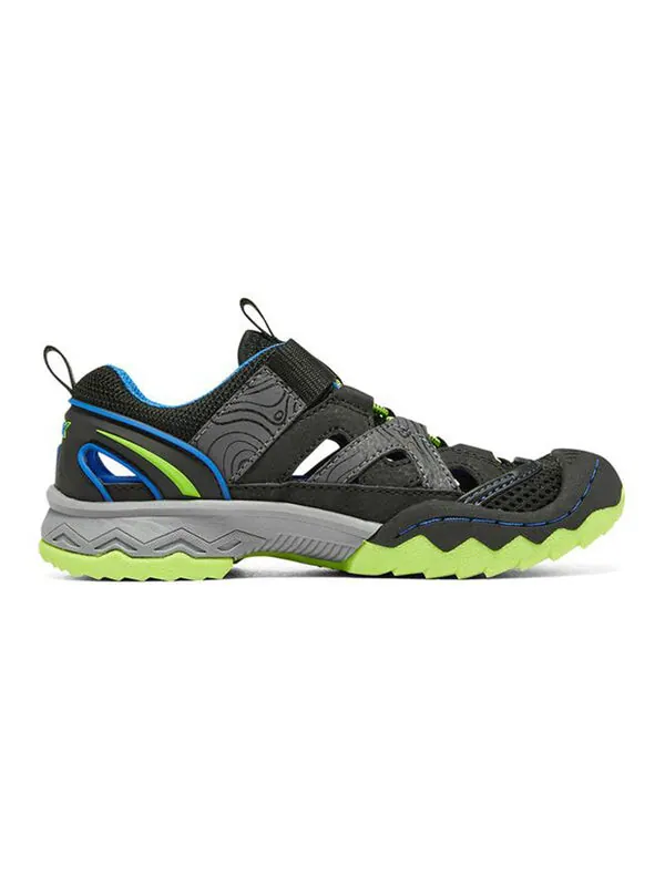 Сандалии whipsaw 'black blue' Skechers — изображение 2 из 4, черный/синий/зеленый