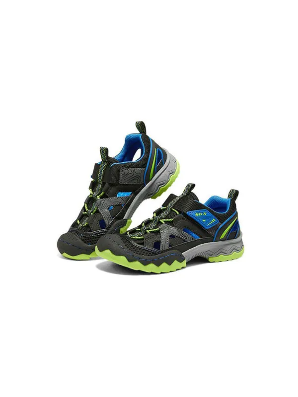 Сандалии whipsaw 'black blue' Skechers — изображение 3 из 4, черный/синий/зеленый