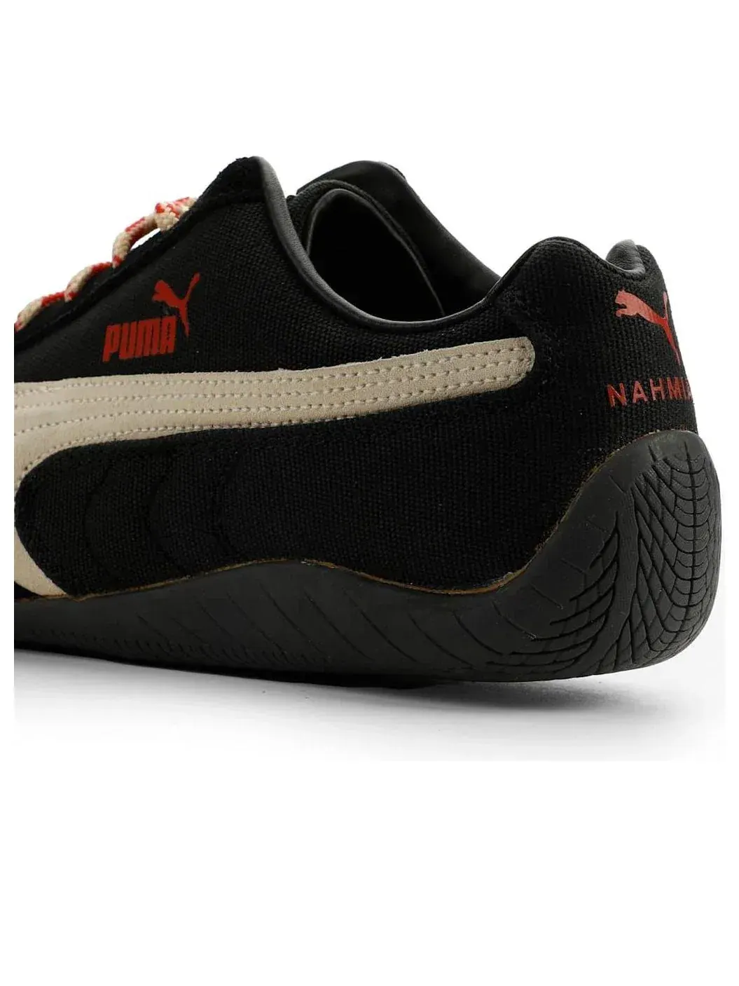 Кроссовки PUMA x NAHMIAS Speedcat 'PUMA Black Canvas Candy Apple' 407189-02 — изображение 4 из 6, черный