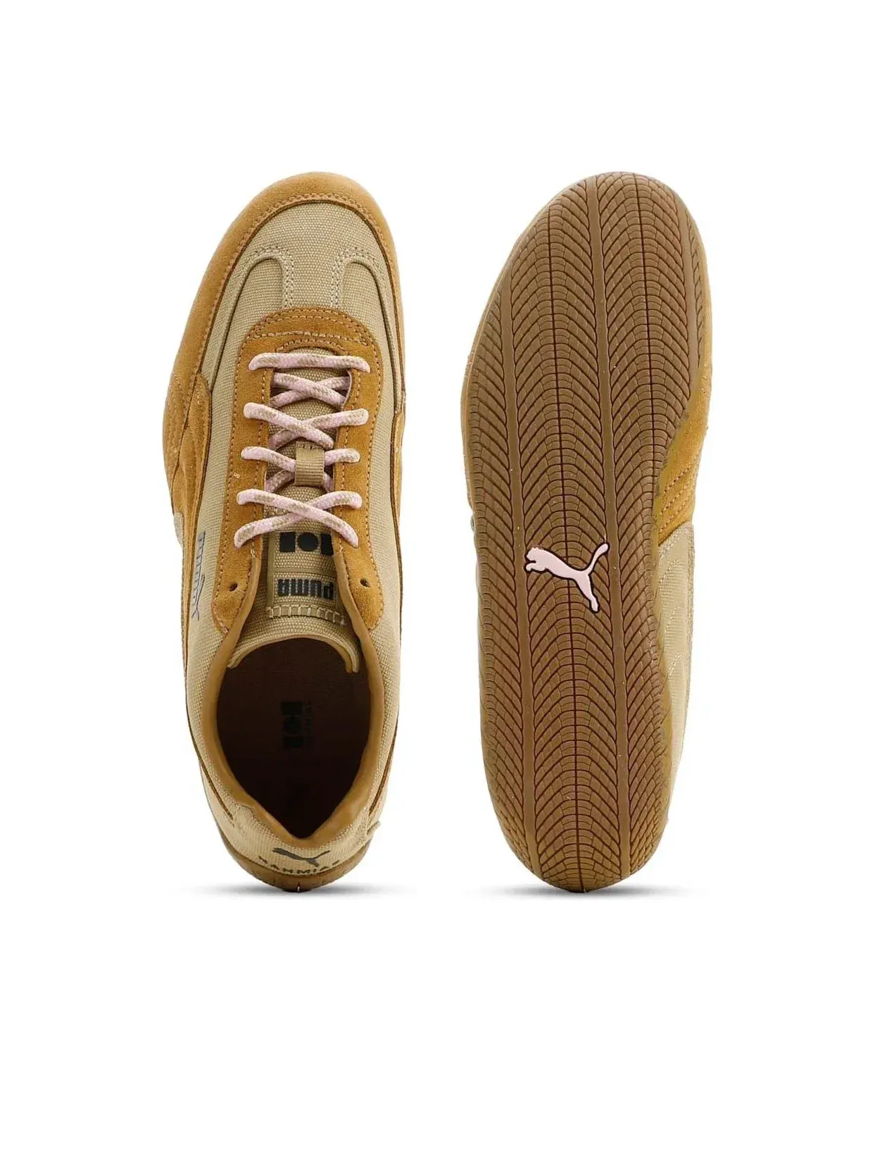Кроссовки PUMA x NAHMIAS Speedcat 'Coffee Milk Aged Copper Pearl Pink' 407189-03 — изображение 3 из 6, коричневый