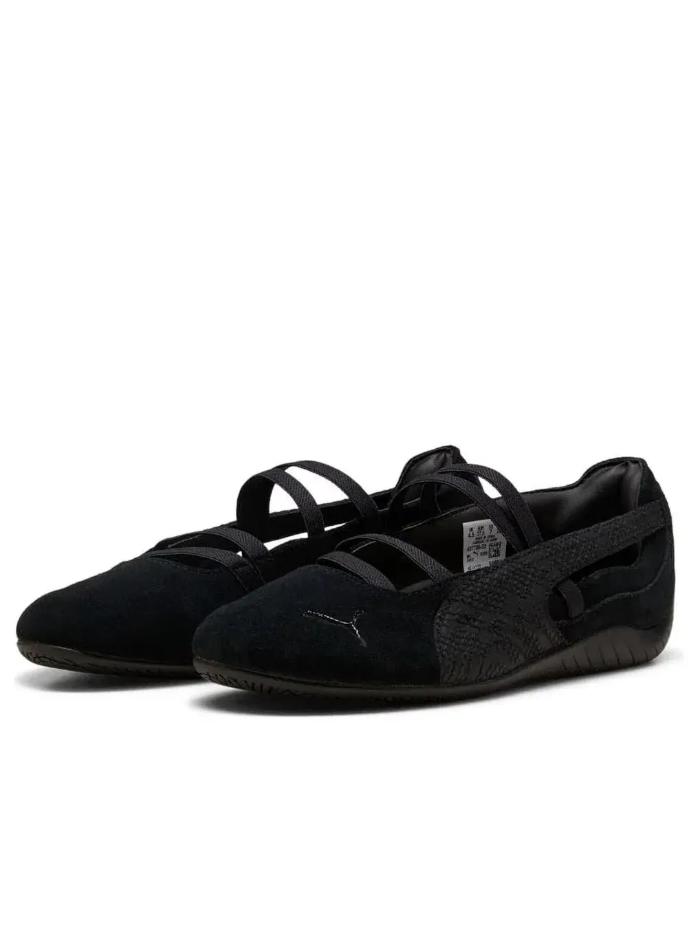Женские кроссовки-балетки с замшевым верхом Speedcat Ballet Python PUMA — изображение 5 из 6, черный