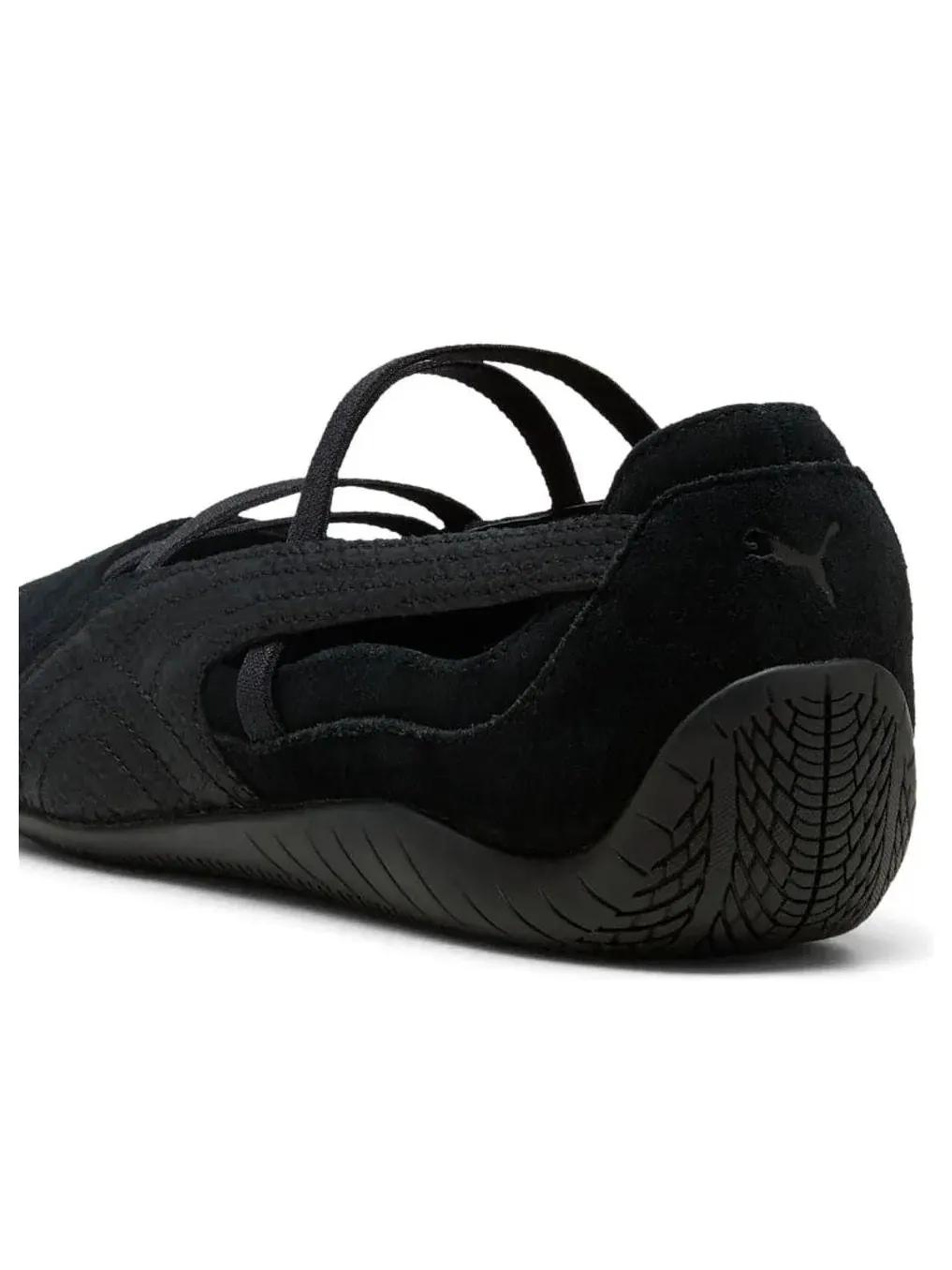Женские кроссовки-балетки с замшевым верхом Speedcat Ballet Python PUMA — изображение 6 из 6, черный