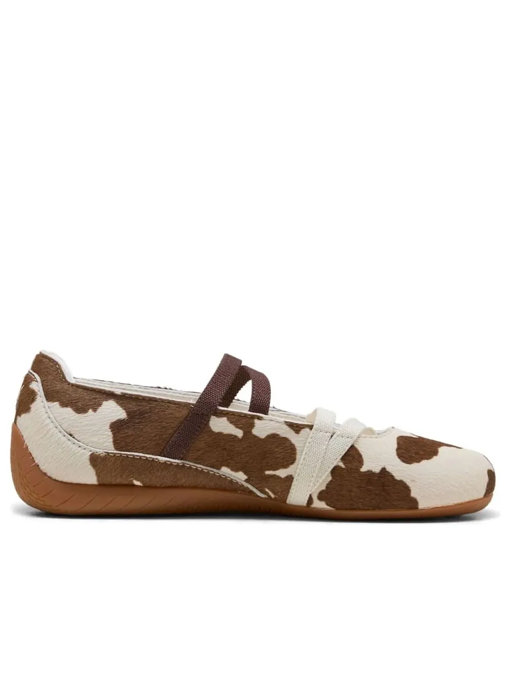Кроссовки (WMNS) PUMA Speedcat Ballet 'Cow Print' — изображение 2 из 6, коричневый