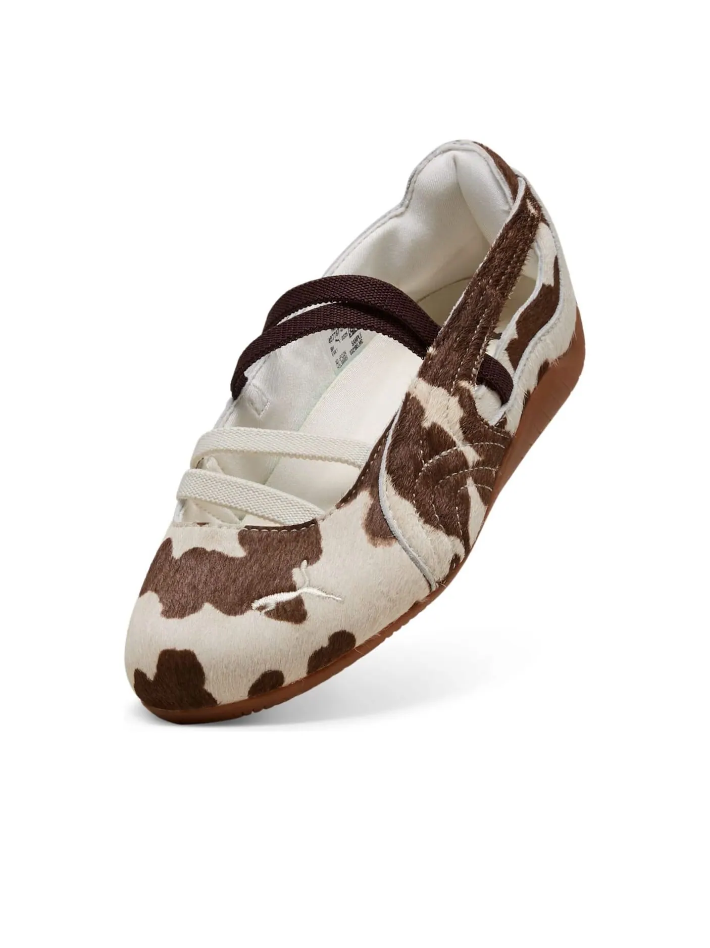 Кроссовки (WMNS) PUMA Speedcat Ballet 'Cow Print' — изображение 3 из 6, коричневый