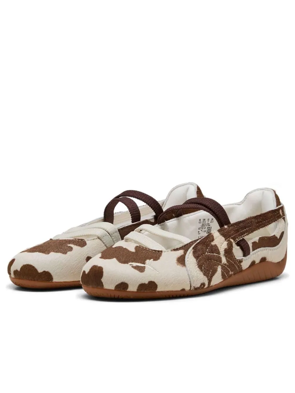 Кроссовки (WMNS) PUMA Speedcat Ballet 'Cow Print' — изображение 6 из 6, коричневый