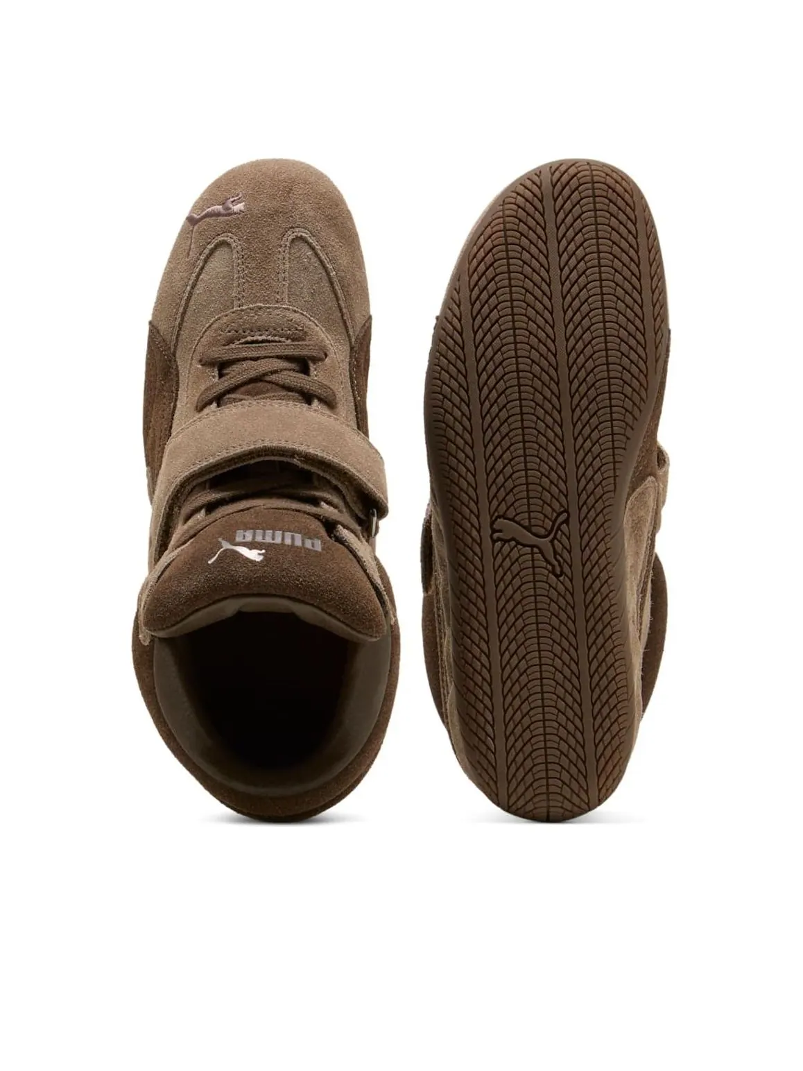 Кроссовки PUMA Speedcat Mid Wedge 'Brown' — изображение 3 из 7, коричневый