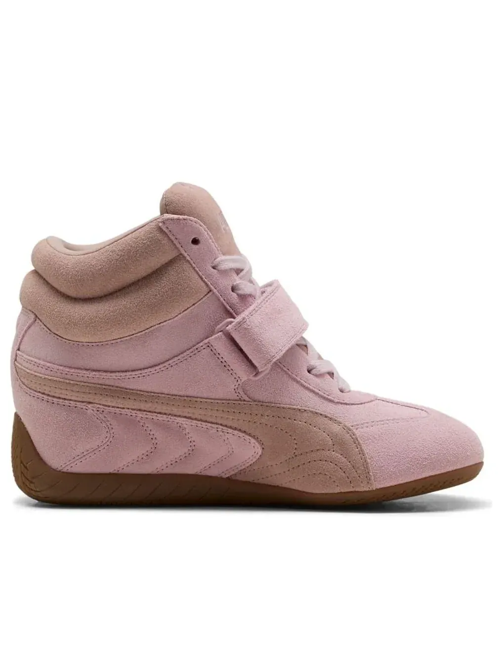 Кроссовки (WMNS) PUMA Speedcat Wedge 'Rose Mauve Rose Latte' — изображение 2 из 6, розовый