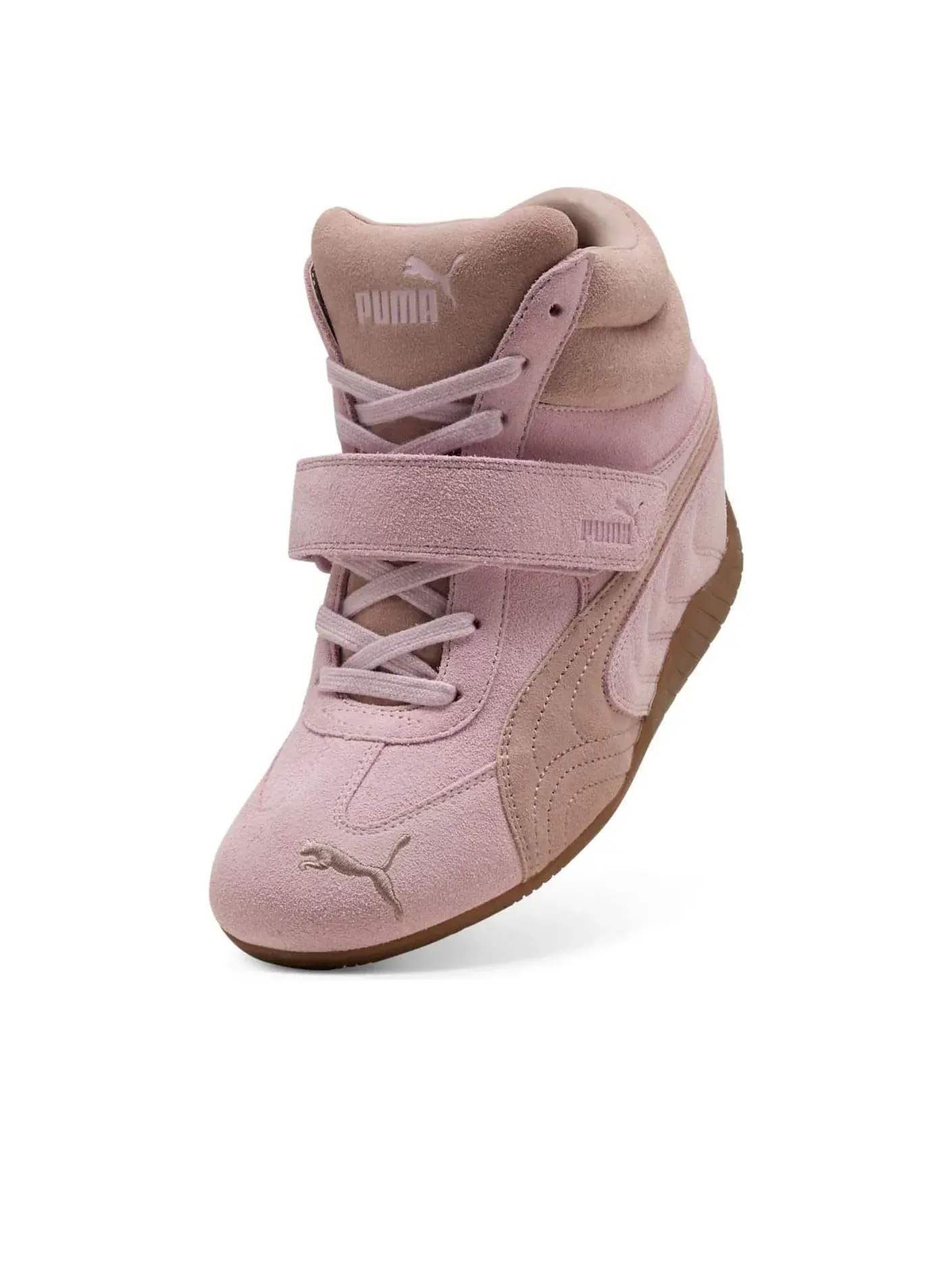 Кроссовки (WMNS) PUMA Speedcat Wedge 'Rose Mauve Rose Latte' — изображение 3 из 6, розовый