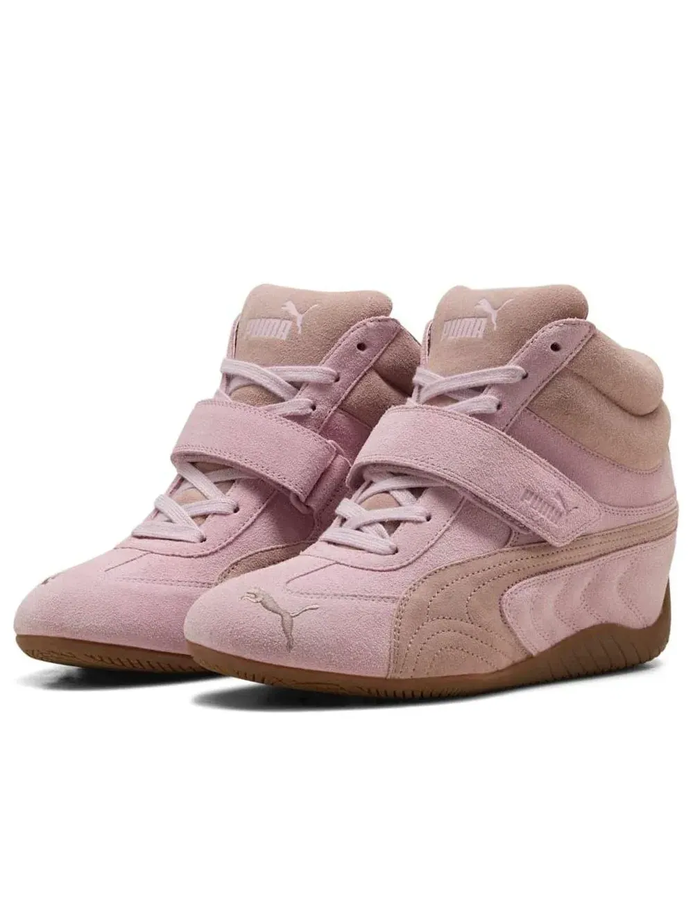 Кроссовки (WMNS) PUMA Speedcat Wedge 'Rose Mauve Rose Latte' — изображение 6 из 6, розовый