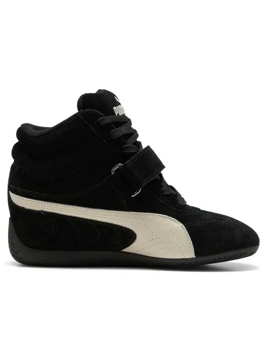 (WMNS) Кроссовки PUMA Speedcat Wedge 'Black' — изображение 2 из 6, черный