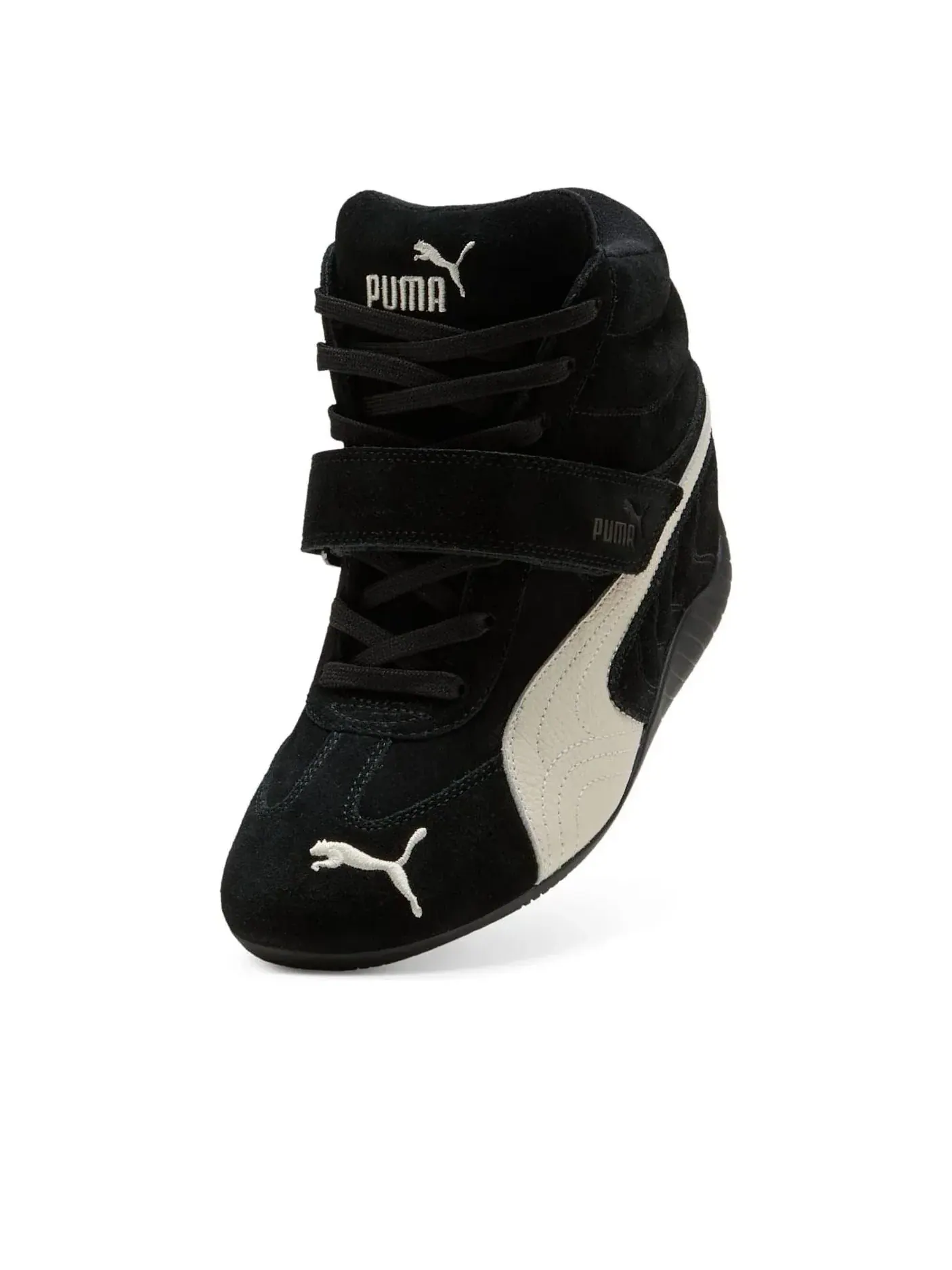 (WMNS) Кроссовки PUMA Speedcat Wedge 'Black' — изображение 3 из 6, черный
