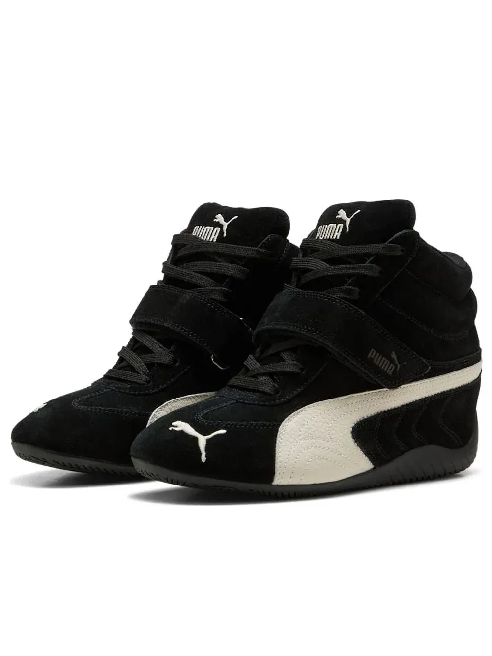 (WMNS) Кроссовки PUMA Speedcat Wedge 'Black' — изображение 6 из 6, черный