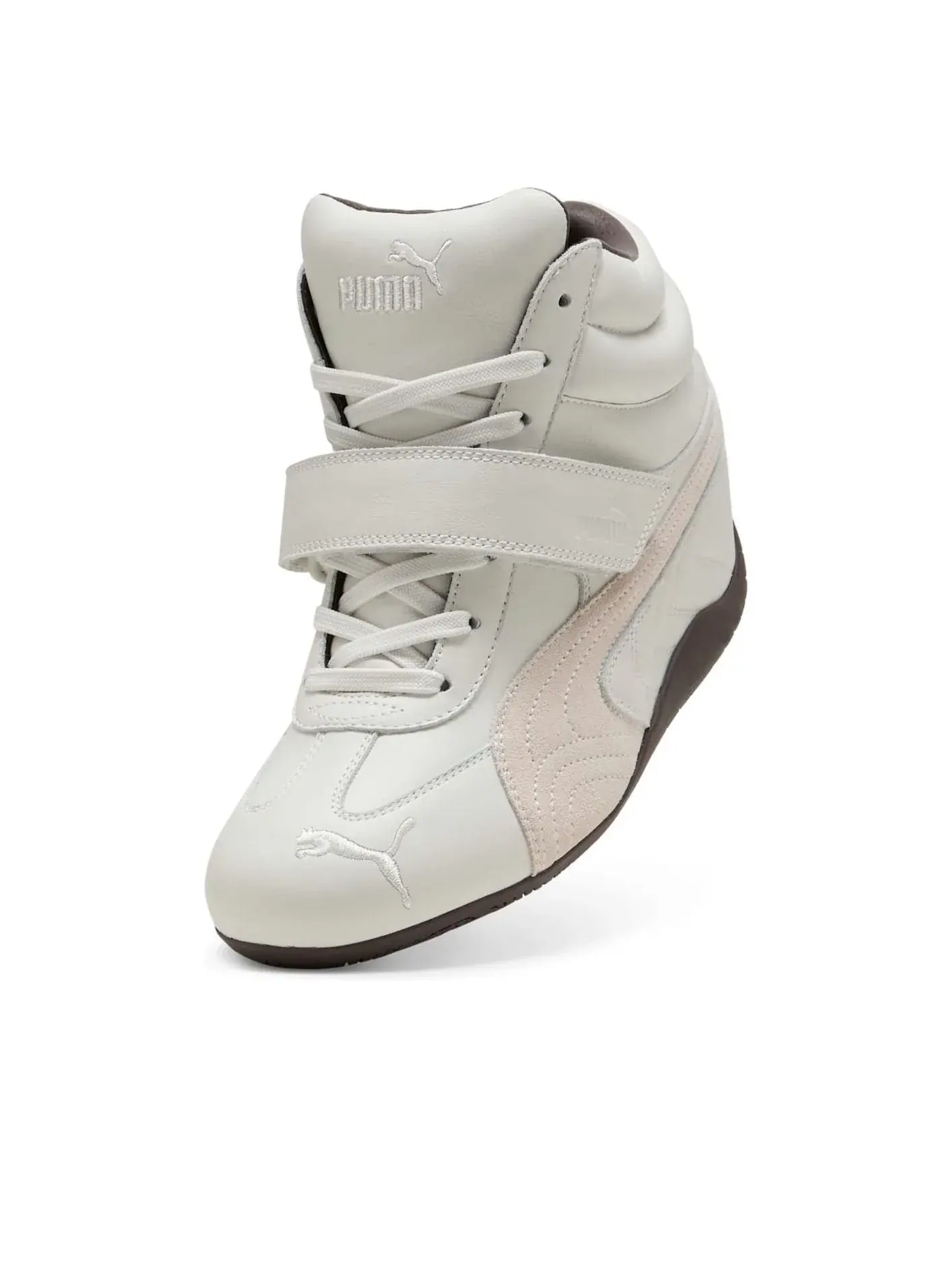 (WMNS) Кроссовки PUMA Speedcat Wedge 'Vapor Gray White' — изображение 3 из 6, белый