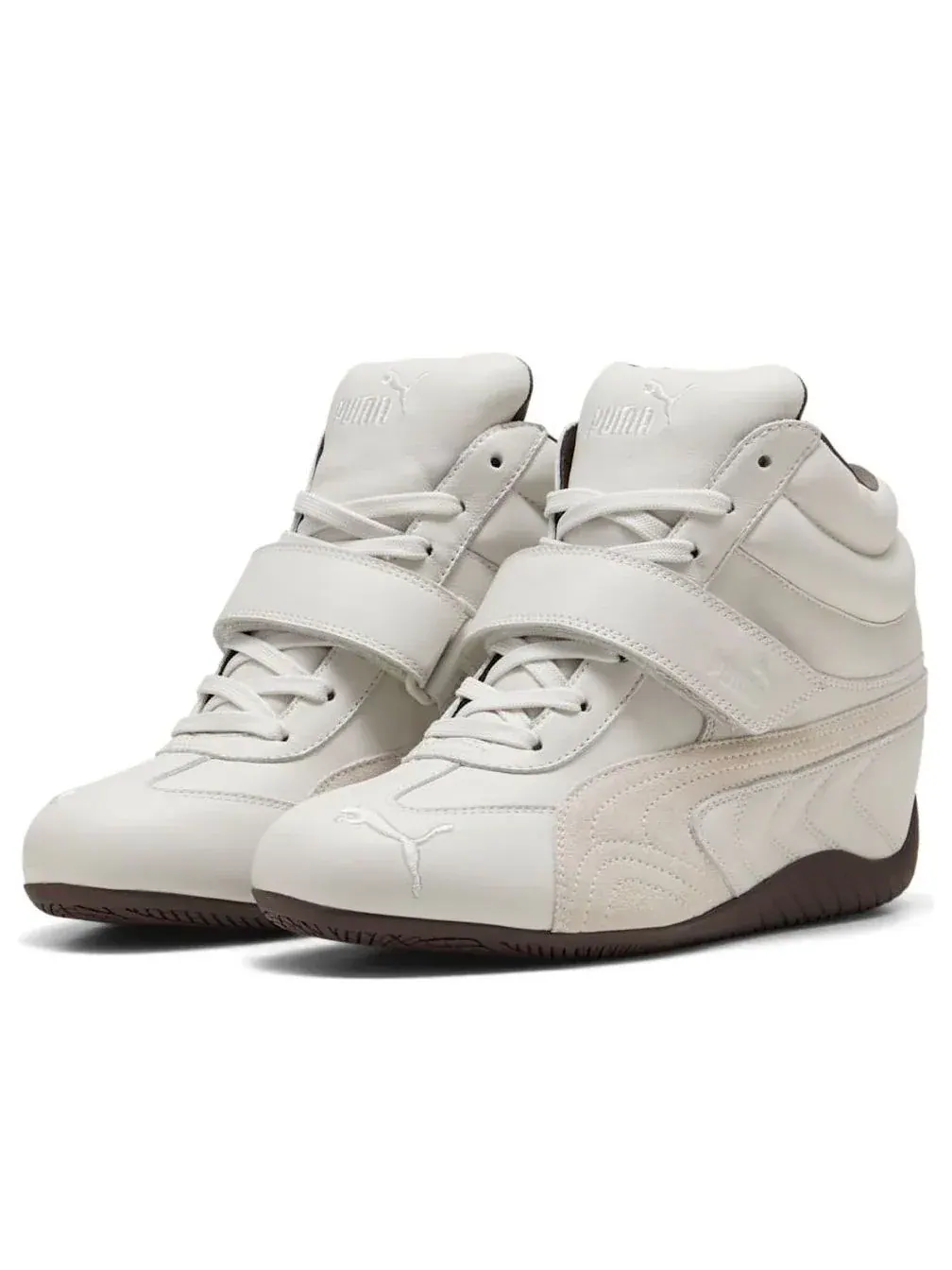 (WMNS) Кроссовки PUMA Speedcat Wedge 'Vapor Gray White' — изображение 6 из 6, белый