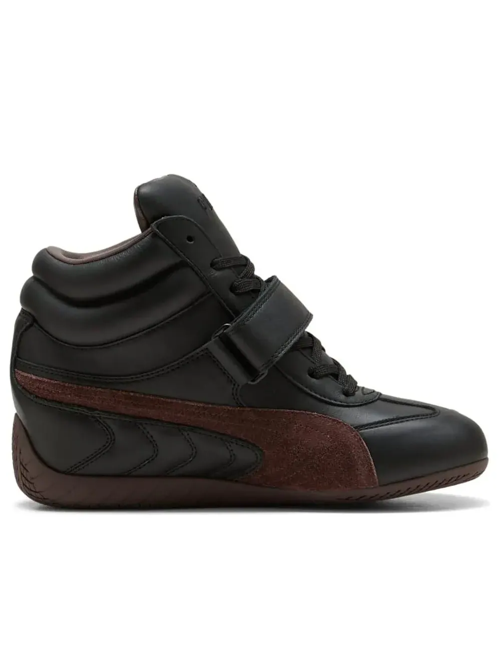 (WMNS) Кроссовки PUMA Speedcat Wedge 'Black Brown' — изображение 2 из 6, черный