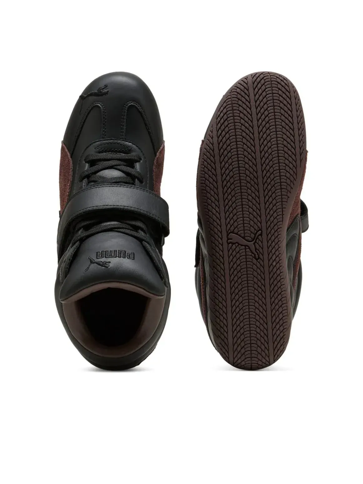 (WMNS) Кроссовки PUMA Speedcat Wedge 'Black Brown' — изображение 5 из 6, черный