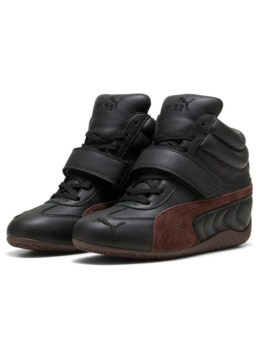 (WMNS) Кроссовки PUMA Speedcat Wedge 'Black Brown' — изображение 6 из 6, черный